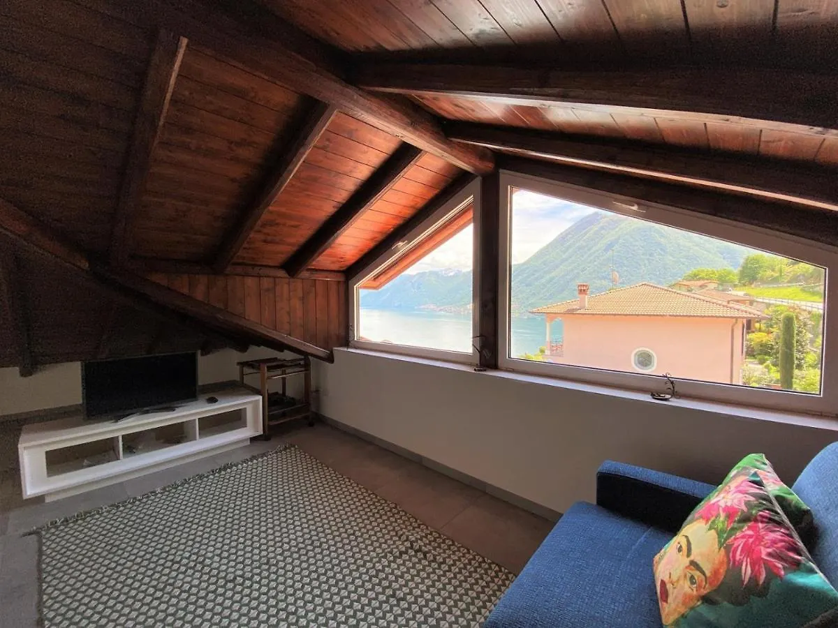 La Rondinella - Loft With Fantastic View On Lake Como Apartman Argegno