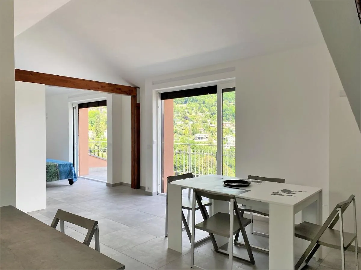 La Rondinella - Loft With Fantastic View On Lake Como Apartment Argegno